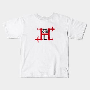HOTEL Aviation Phonetic Alphabet Pilot Airplane Kids T-Shirt